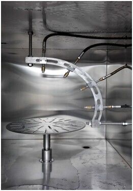 Prezzo buono Camera di prova del IP dello spruzzo della pioggia del laboratorio per i prodotti elettronici AC380V 50Hz in linea