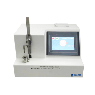 Immagazzinamento dati USB Tester di forza di penetrazione dell'ago medico 100 mm/min Velocità di movimento